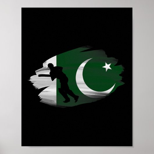 Pakistan Cricket Pakistaanse Cricketers Cricketers Poster (Voorkant)
