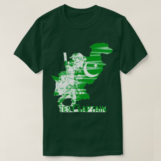 Pakistan Cricket T-shirt (Design voorkant)