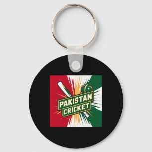 Pakistan Cricketshirt Cricket Vlag Van Pakistan 1 Sleutelhanger