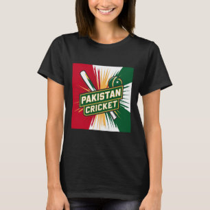 Pakistan Cricketshirt Cricket Vlag Van Pakistan 1 T-shirt