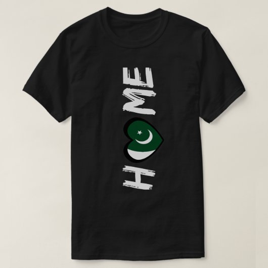 Pakistan: De hartslag van mijn huis T-shirt (Design voorkant)