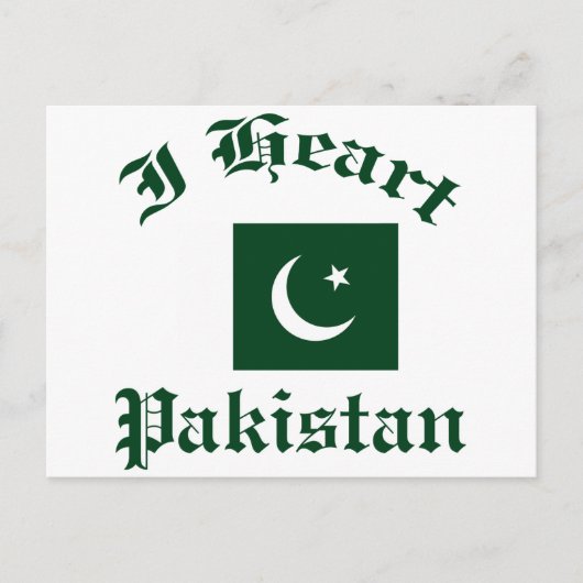 Pakistan Design Briefkaart (Voorkant)