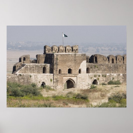 Pakistan, Dina. Talaqi Gate, gezien vanuit de Poster (Voorkant)