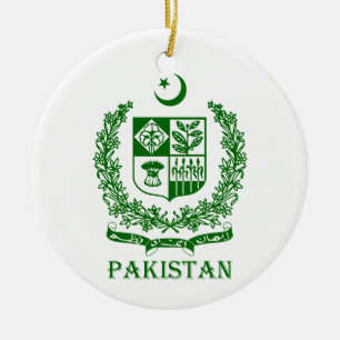 PAKISTAN - embleem/wapen/vlag/symbool Keramisch Ornament