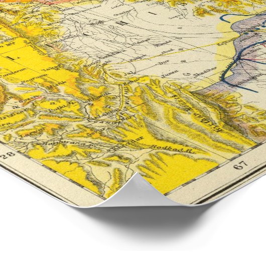 Pakistan en Afghanistan Poster (Hoek)