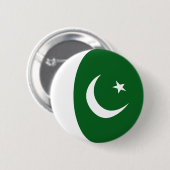 Pakistan Fisheye Flag Button (Voorkant /achterkant)