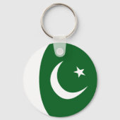 Pakistan Fisheye Flag Sleutelhanger (Voorkant)