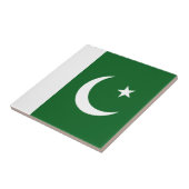 Pakistan Flag Ceramic Tile Tegeltje (Zijkant)