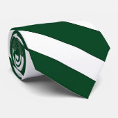 Pakistan Flag Colors Elegant Stropdas (Opgerold)