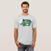 Pakistan Flag Cricket World Cup Mannen T-Shirt (Voorkant volledig)