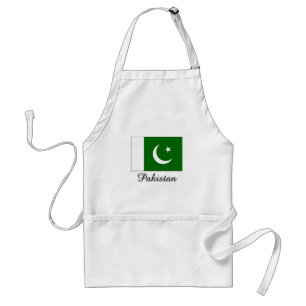 Pakistan Flag Design Standaard Schort