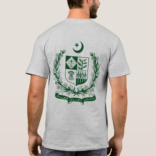 Pakistan Flag Independence Celebration T-shirt (Achterkant)