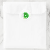 Pakistan Flag Independence Day Ronde Sticker (Tas)