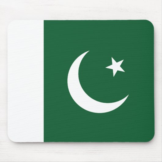 Pakistan Flag Mousepad Muismat (Voorkant)
