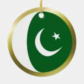 Pakistan Flag Ornament (Achterkant)