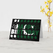 Pakistan Flag Patriotic Birthday Kaart (Gele Bloem)