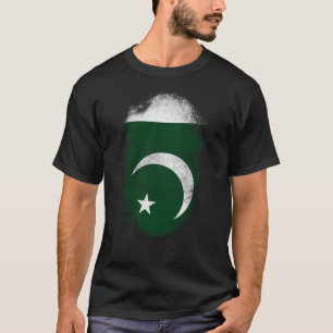 Pakistan Flag Souvenir - Verstoorde Pakistani T-shirt