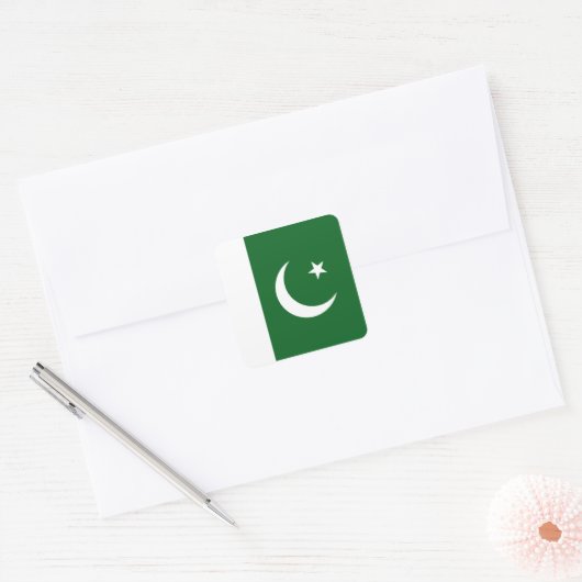 Pakistan Flag Sticker (Envelop)