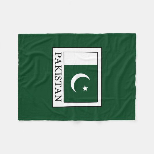Pakistan Fleece Deken (Voorkant (Horizontaal))
