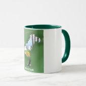 Pakistan heeft de reiskaart geïllustreerd. mok (Voorkant rechts)