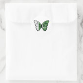 Pakistan Hypolimnas Butterfly Ronde Sticker (Tas)