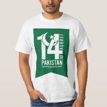 Pakistan Independence Day T-shirts