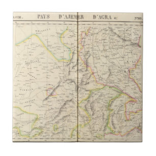 Pakistan, India 82 Tegeltje