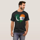 Pakistan - India Heart T-shirt (Voorkant volledig)