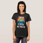 Pakistan Is Calling And I Must Go, Rainbow Moutain T-shirt (Voorkant volledig)