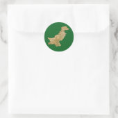 Pakistan kaart sticker (Tas)