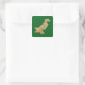 Pakistan kaart sticker (Tas)