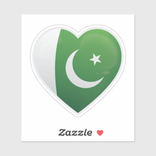 Pakistan Liefdesicoon Sticker (Vel)