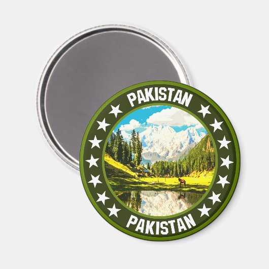 Pakistan Magneet (Voorkant / Achterkant)