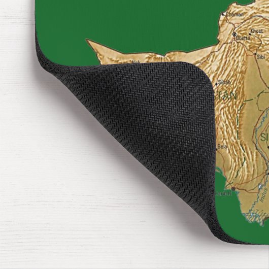Pakistan Map Mousepad Muismat (Hoek)