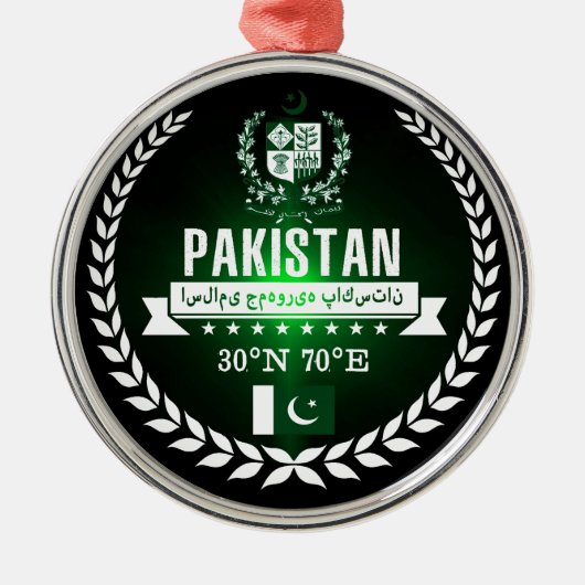 Pakistan Metalen Ornament (Voorkant)