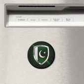 Pakistan Metallic Embleem Magneet (Insitu (Vaatwasser))