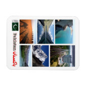 Pakistan - Mozaïek - Magnet Magneet (Horizontaal)