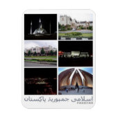 Pakistan - Mozaïek - Nepal - Magnet Magneet (Verticaal)