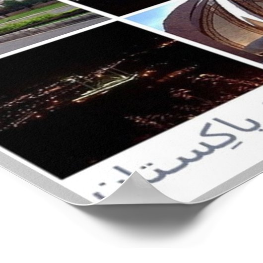 Pakistan - Mozaïek - Nepal - Poster (Hoek)