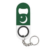 Pakistan National Flag Patriotic Mini Flessenopener (Achterkant)