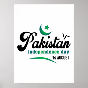 Pakistan Onafhankelijkheidsdag 14 augustus Poster