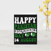Pakistan Onafhankelijkheidsdag Pakistaanse Vlag Tr Kaart (Gele Bloem)