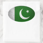 Pakistan Ovale Sticker (Tas)