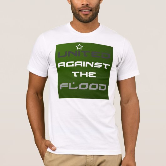 Pakistan - Overstromingsverlichting - Verenigde Op T-shirt (Voorkant)