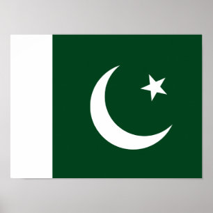 Pakistan - Pakistaanse vlag Poster