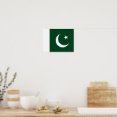 Pakistan - Pakistaanse vlag Poster (Keuken)