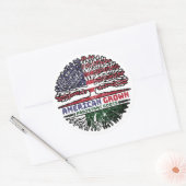 Pakistan Pakistani American American USA Verenigde Ronde Sticker (Envelop)