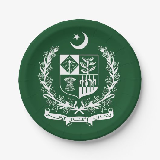 Pakistan Papieren Bordje (Voorkant)