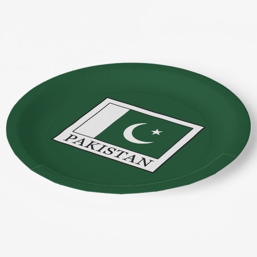 Pakistan Papieren Bordje (Gekanteld)