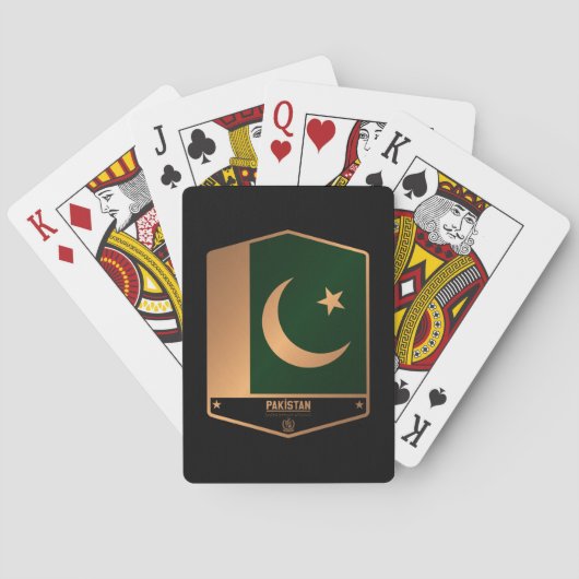 Pakistan Pokerkaarten (Achterkant)